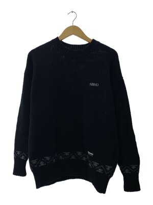 NEIGHBORHOOD / ニット・セーター(薄手)/2/ウール/BLK/TSNH-KN-01 NEIGHBORHOODのニット・セーター検索結果|古着・中古品の通販サイト