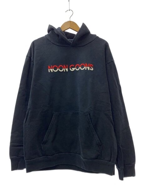 NOON GOONS(ヌーングーンズ) / パーカー/L/コットン/BLK/無地/18-070 