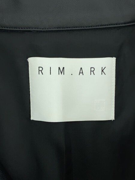 RIM.ARK / レザージャケット・ブルゾン/FREE/フェイクレザー/BLK/無地/460EAL30-0210 RIM.ARK(リムアーク) / レザージャケット・ブルゾン/FREE/フェイク