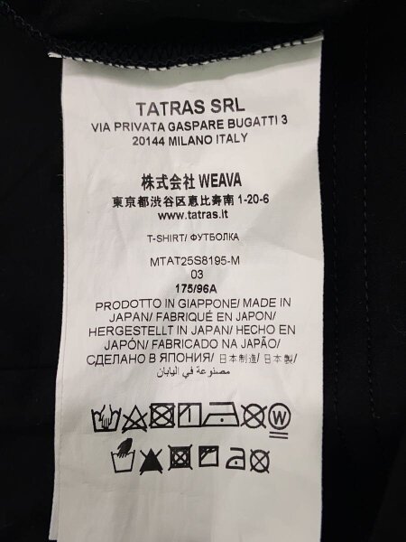 TATRAS(タトラス) / 25SS/SELO/ワンポイントロゴ/Tシャツ/3/コットン 