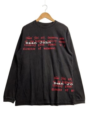 SEAN JOHN(ショーンジョン) / ゲームシャツ/Tシャツ/XL/コットン/BLK