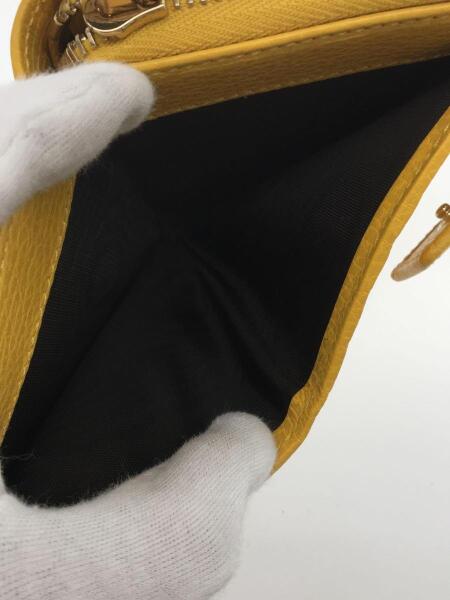 GUCCI(グッチ) / 箱有/2つ折り財布/キャンバス/イエロー/総柄/346056