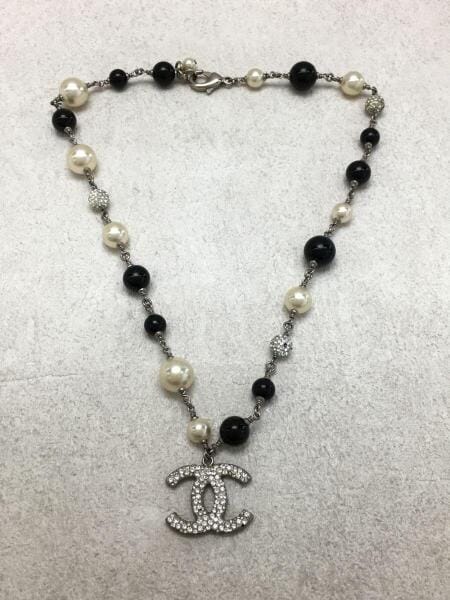 CHANEL シャネル ココマーク ラインストーン ネックレス