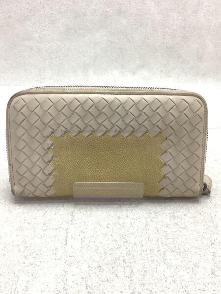 BOTTEGA VENETA(ボッテガヴェネタ) / 角スレ/長財布/レザー//無地 