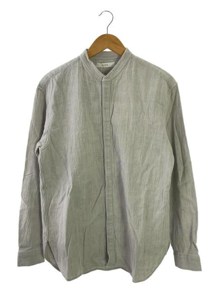 seya.(セヤ) / 長袖シャツ/M/コットン/グレー/無地/HAND STITCH KURTA 