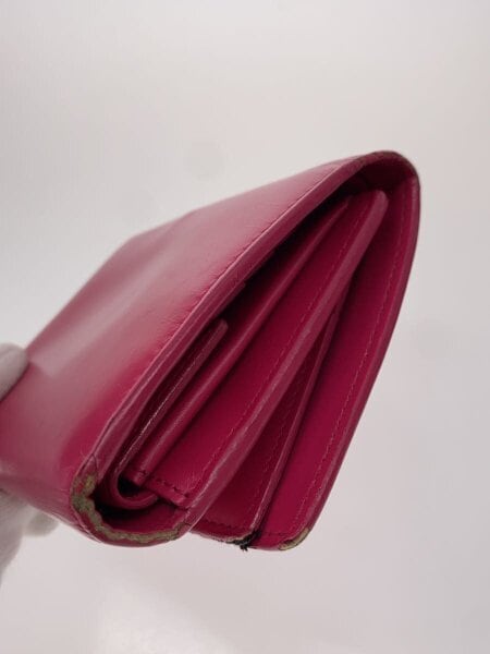 SAINT LAURENT(サンローラン) / 3つ折り財布/レザー/ピンク/レディース SAINT LAURENT(サンローラン) / 3つ折り財布/レザー/ピンク/レディース