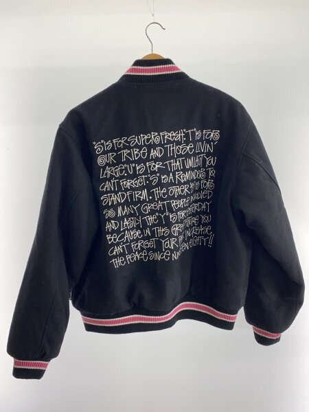 STUSSY(ステューシー) / スタジャン/M/ウール/ブラック/115665