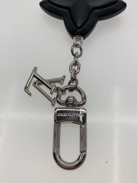 Louis Vuitton 黒 レザー キーホルダー LOUIS VUITTON(ルイヴィトン) / キーホルダー/レザー/ブラック