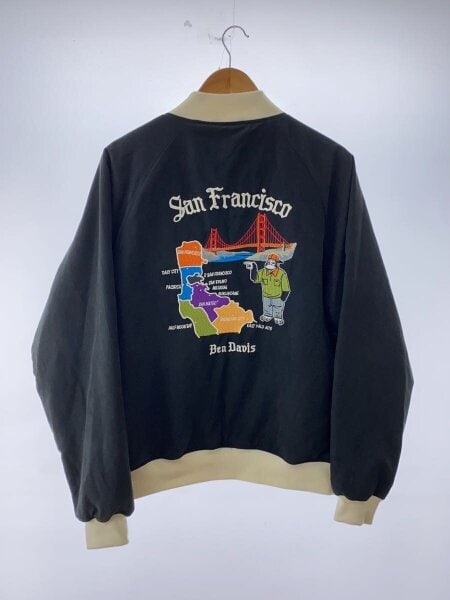 BEN DAVIS(ベンデイビス) / スタジャン/M/ポリエステル/BLK/G-2780010