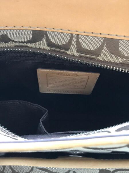 COACH(コーチ) / ハンドバッグ/キャンバス/BEG/総柄/シグネチャー/6828