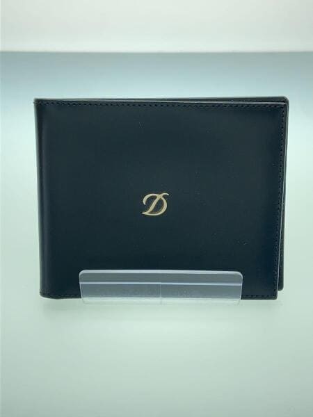 S.T.Dupont(エステーデュポン) / 2つ折り財布/レザー/BLK/無地/メンズ  