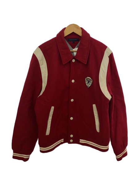 TOMMY HILFIGER(トミーヒルフィガー) / スタジャン/L/ウール/RED 
