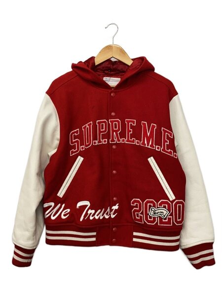 Supreme(シュプリーム) / スタジャン/S/ウール/RED/20AW/KING HOODED 