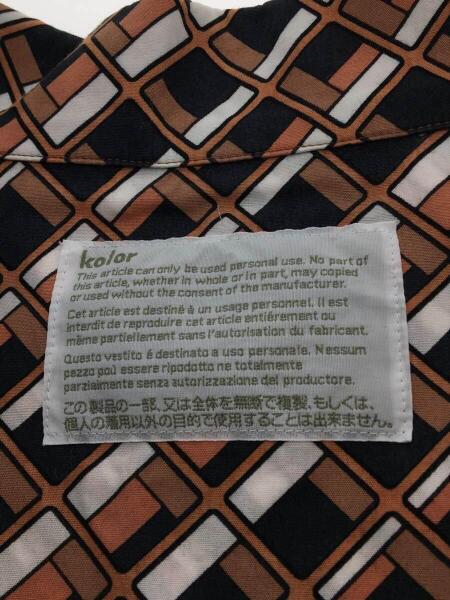 kolor(カラー) / カラー/半袖シャツ/2/コットン/マルチカラー/20SCM