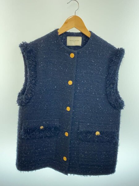 ユナイテッドアローズ ベスト ネイビー ユナイテッドアローズ フリル