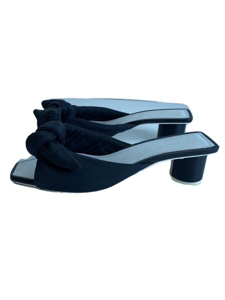 新品未使用 JIL SANDER サンダル ブラック スクエアトゥ サイズ37 JIL SANDER(ジルサンダー) / ジルサンダー/サンダル/リボン/スクエア