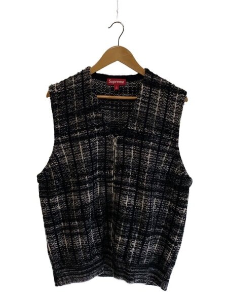 Supreme(シュプリーム) / ニットベスト(薄手)/L/コットン/BLK/25SS 