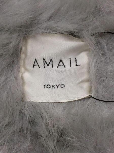 AMAIL(アマイル) / フェイクファージャケット/FREE/ポリエステル/GRY 
