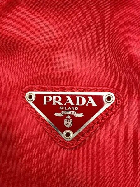 PRADA(プラダ) / トートバッグ/ナイロン/RED/無地 | 中古品の販売