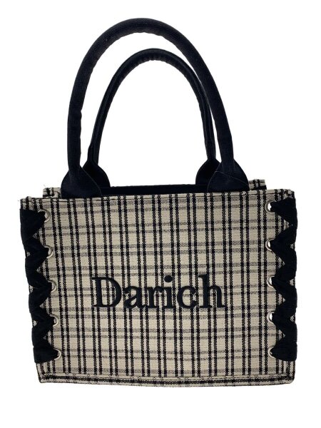 Darich(ダーリッチ) / トートバッグ/キャンバス/BLK/チェック
