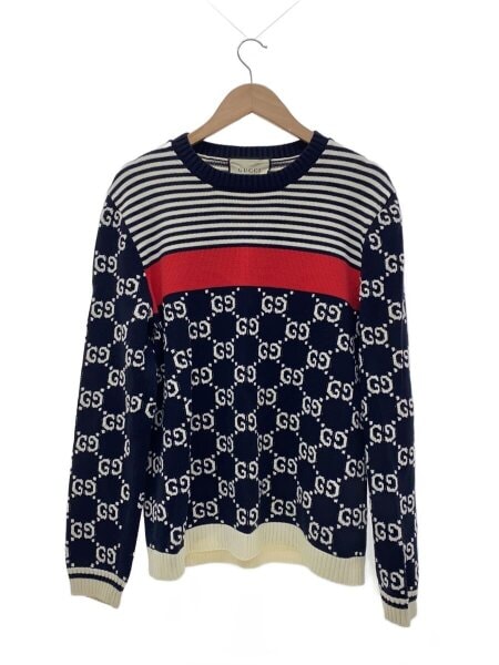 GUCCI(グッチ) / ニット・セーター(厚手)/L/コットン/総柄/496458 