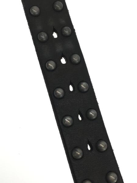 Vintage Works(ヴィンテージワークス) / スタッズベルト/レザー/BLK