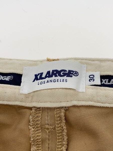 X-LARGE(エクストララージ) / ボトム/30/コットン/BEG/無地 | 古着の