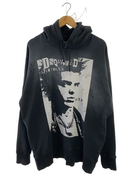DSQUARED2(ディースクエアード) / パーカー/S/コットン/BLK/S74GU0302 