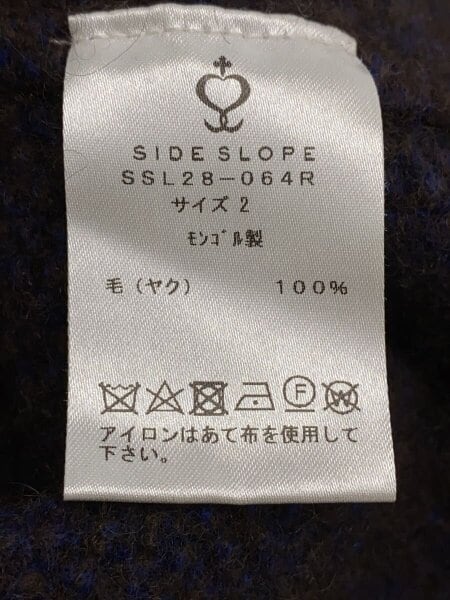 SIDE SLOPE(サイドスロープ) / ニット・セーター(厚手)/2/ウール/PUP 