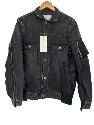 sacai(サカイ) / 14ss/袖切返しフライトジャケット14-00579m