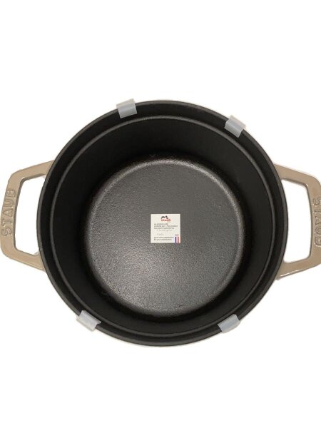 staubピコ ココット ラウンド リネン 20cm Staub(ストウブ) / ピコ ココット ラウンド リネン/20cm/2.2L/GRY