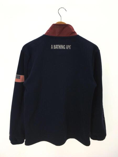 Champion × A BATHING APE / ジャケット/S/ポリエステル/NVY A BATHING APE(アベイシングエイプ) / × Champion/チャンピオン