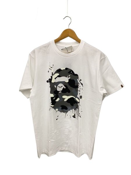 A BATHING APE(アベイシングエイプ) / Tシャツ/L/コットン/WHT 