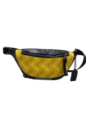 COACH(コーチ) / レガシー/バイカラー/ウエストバッグ/レザー/BRW
