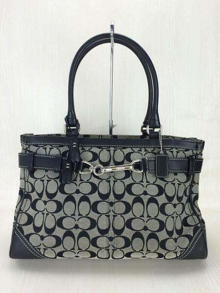 COACH(コーチ) / トートバッグ_シグネチャー/キャンバス/BLK/8K07 
