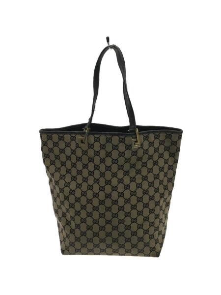 GUCCI / トートバッグ_GGキャンバス/角スレ、持ち手ダメージ有/キャンバス/BRW GUCCI(グッチ) / トートバッグ/--/BRW/GGキャンバス/角スレ/ベルト解れ