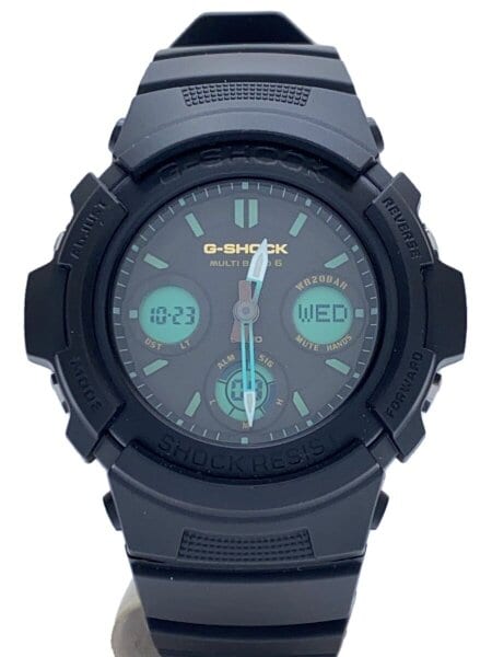 CASIO(カシオ) / ソーラー腕時計_G-SHOCK/デジアナ/ラバー/BLK | 中古