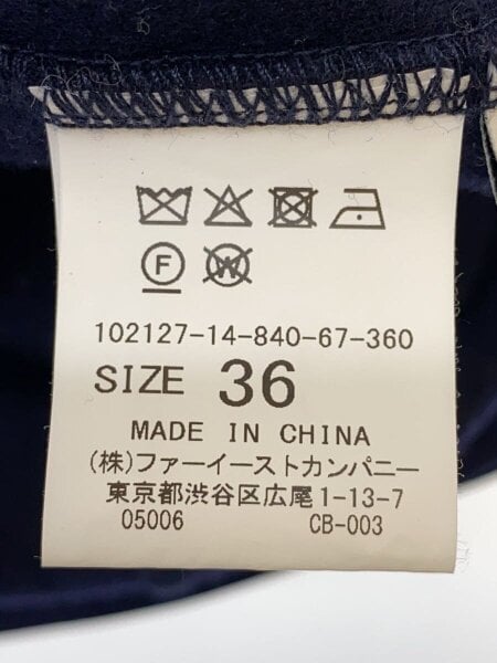 ANAYI(アナイ) / 長袖ワンピース/36/ウール/NVY/102127-14-840-67-360