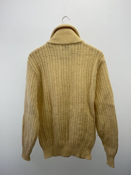 PENDLETON / ニット・セーター(厚手)/ジップアップ/L/ウール/CRM/無地 PENDLETON(ペンドルトン) / ニット・セーター(厚手)/ジップアップ/L