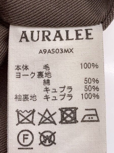 AURALEE(オーラリー) / 長袖シャツ/4/ウール/KHK/無地/A9AS03MX | 古着