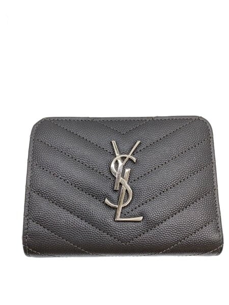 SAINT LAURENT(サンローラン) / 3つ折り財布/--/GRY/レディース | 中古