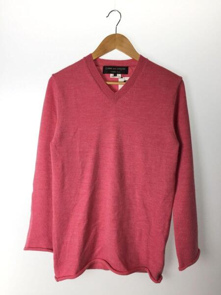 コムデギャルソンオムプリュス　ピンクニットセーター S コムデギャルソンオムプリュス ピンクニットセーター S 新品】 COMME