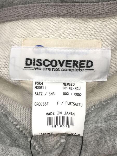 discovered(ディスカバード) / リメイク/パーカー/FREE/コットン/GRY  