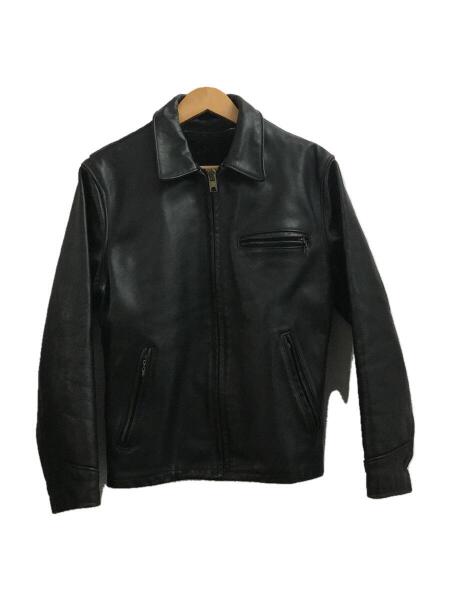 希少✨ショット 襟付 ライダースジャケット ボアライナー 黒 USA製 38 Schott(ショット) / シングルライダースジャケット/ボアライナー