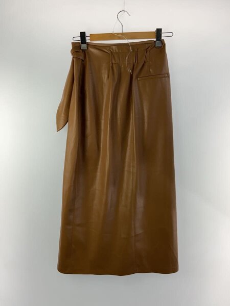 nanushka(ナヌーシュカ) / ロングスカート/S/フェイクレザー/キャメル  