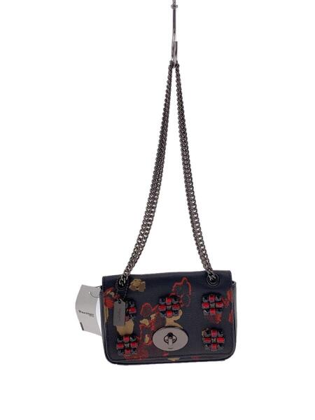 COACH(コーチ) / ショルダーバッグ/--/ブラック/花柄/52473/ビジュー 