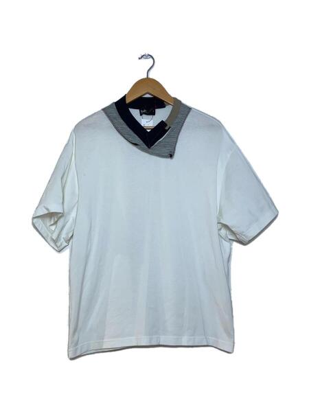 kolor(カラー) / 度詰天竺/Tシャツ/3/コットン/WHT/22SCM-T08208/汚れ 