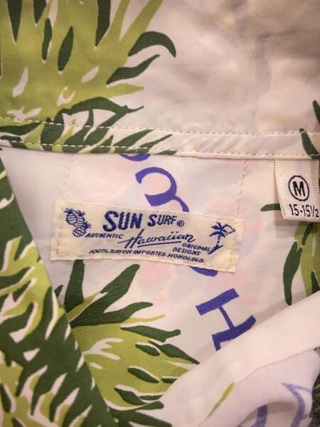 SUN SURF(サンサーフ) / アロハシャツ/M/レーヨン/GRN/総柄/SS33314