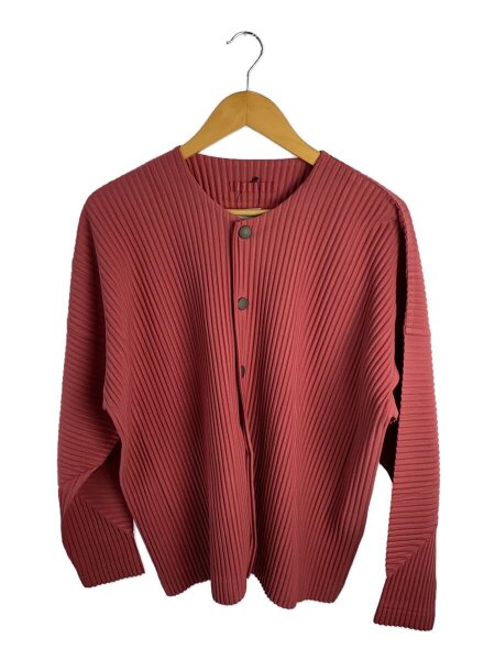 HOMME PLISSE カーディガン ピンク