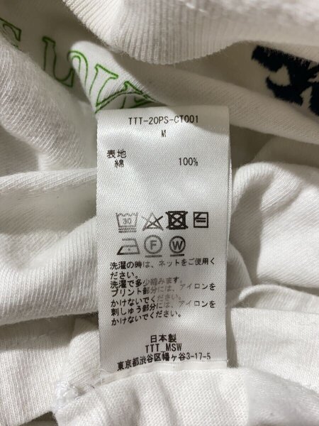 TTT_MSW(ティー) / Tシャツ/M/コットン/WHT/TTT-20PS-CT001// | 古着の 